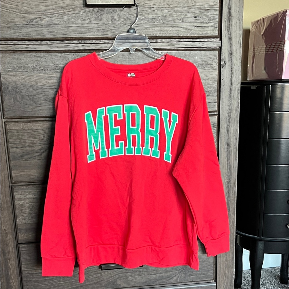 NWOT Merry sweatshirt